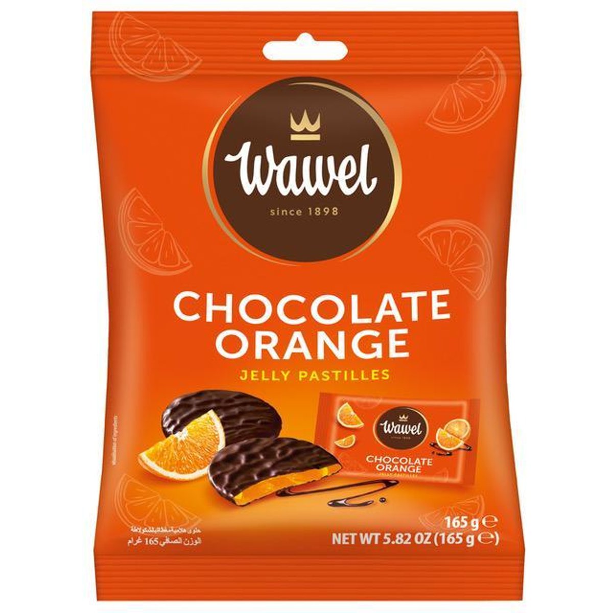 Wawel Čokoládové pastilky orange