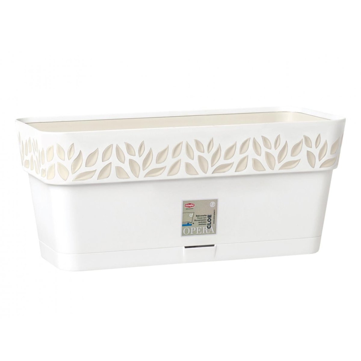 Truhlík CLOE samozavlažovací plastový 30x13x12 cm