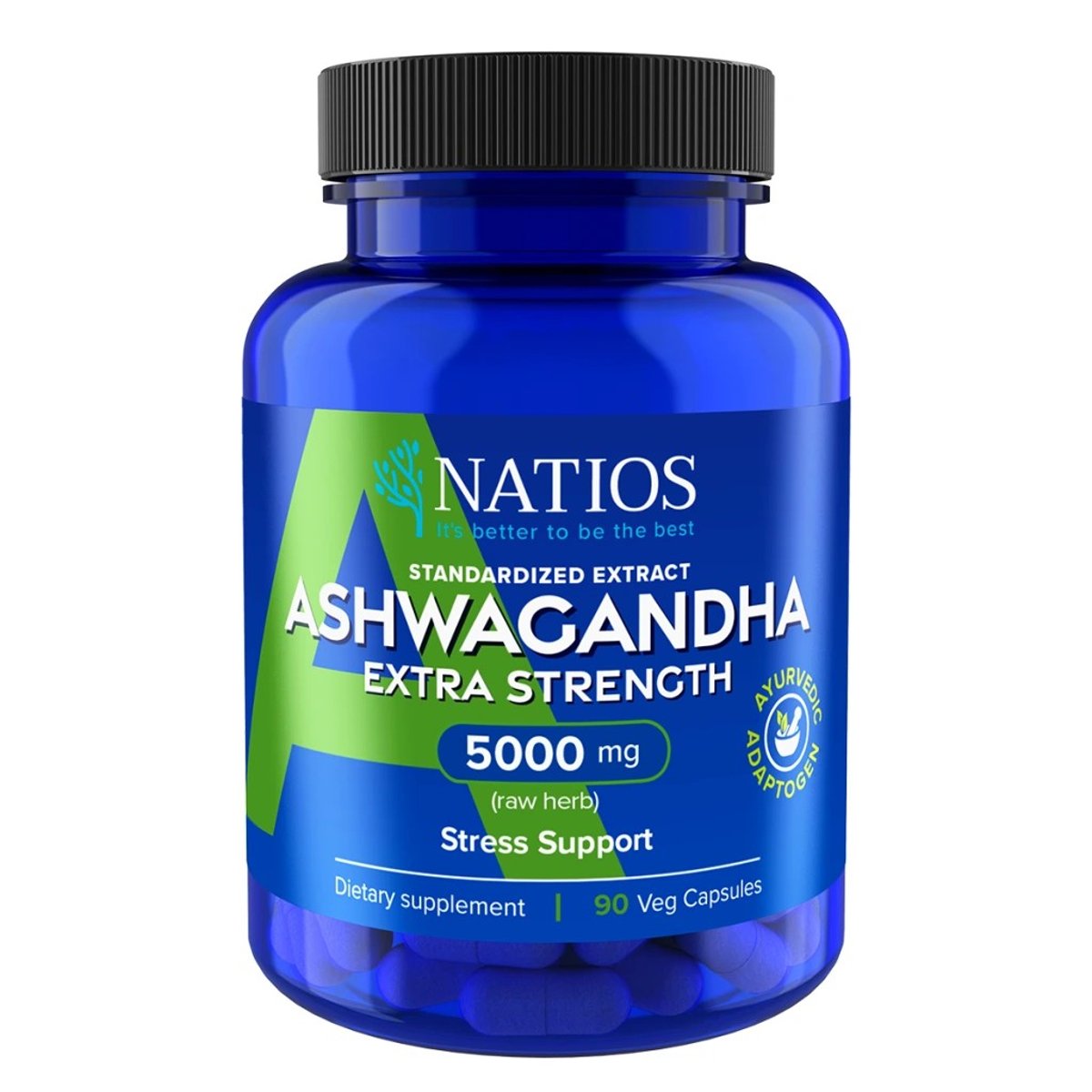 NATIOS Ashwagandha Standard.extract 5000mg cps.90