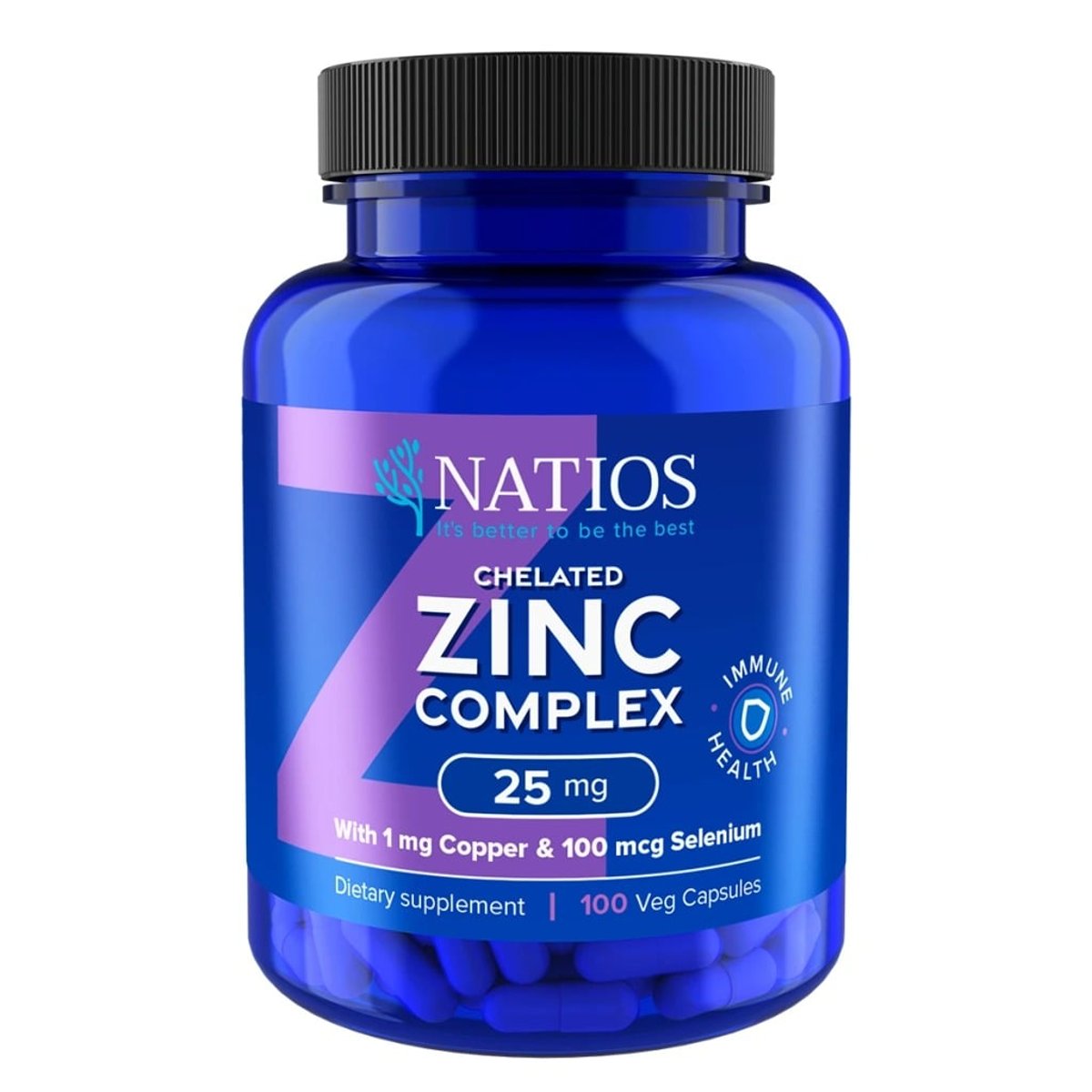 NATIOS Zinc Chelated Complex 25mg cps.100