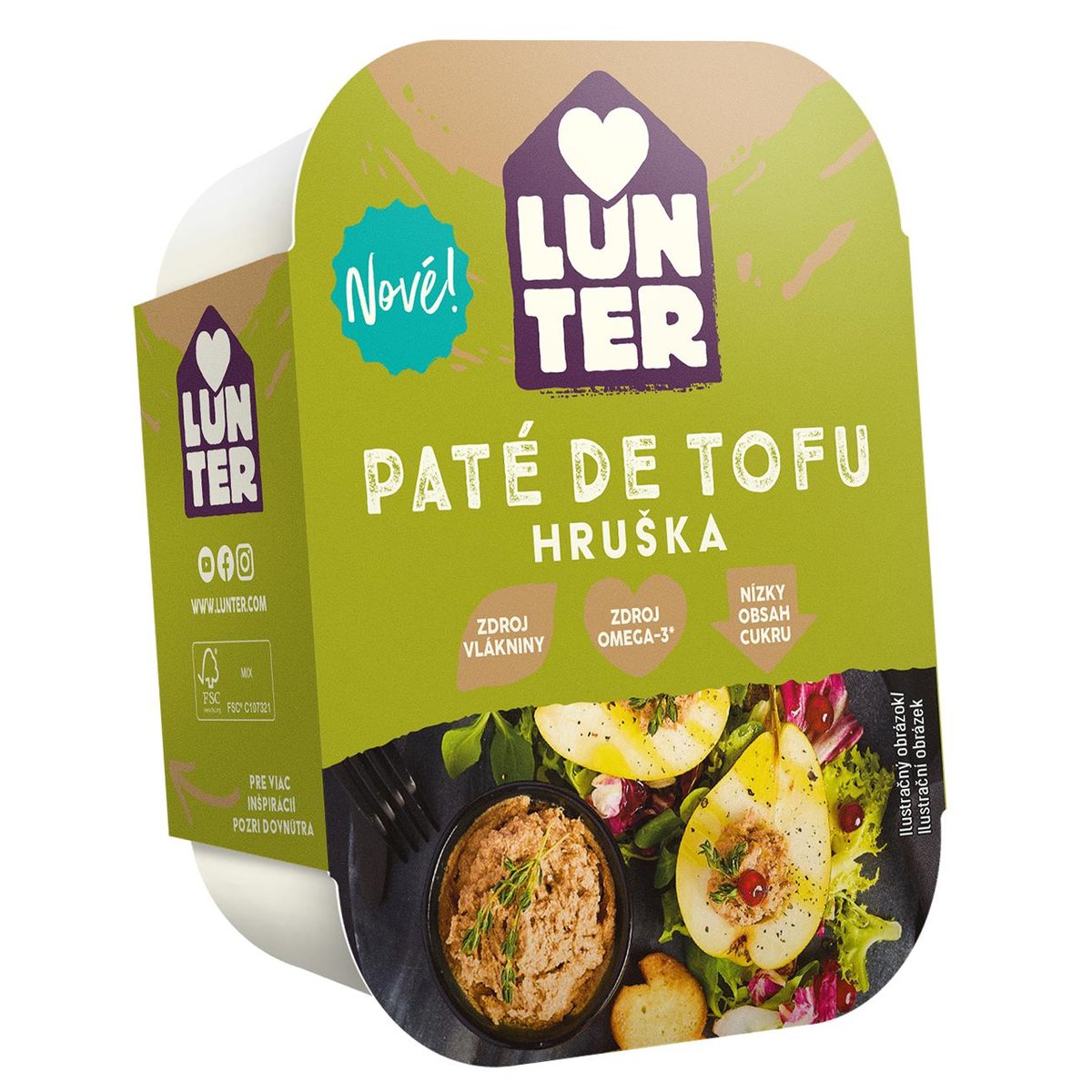 Lunter Paté de tofu hruška