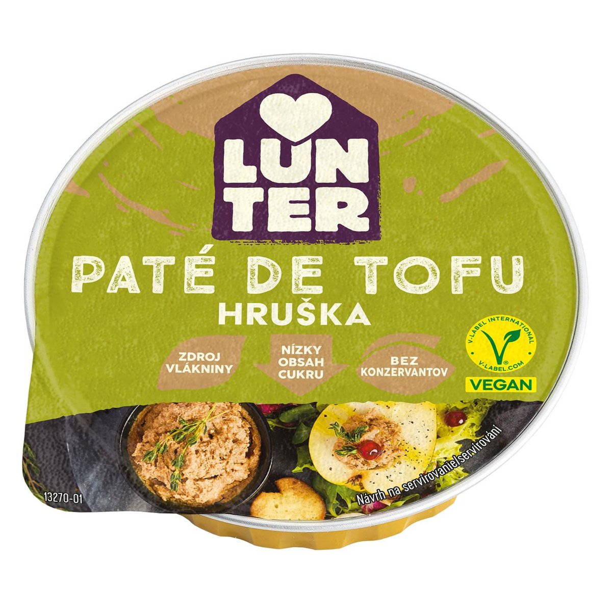 Lunter Paté de tofu hruška