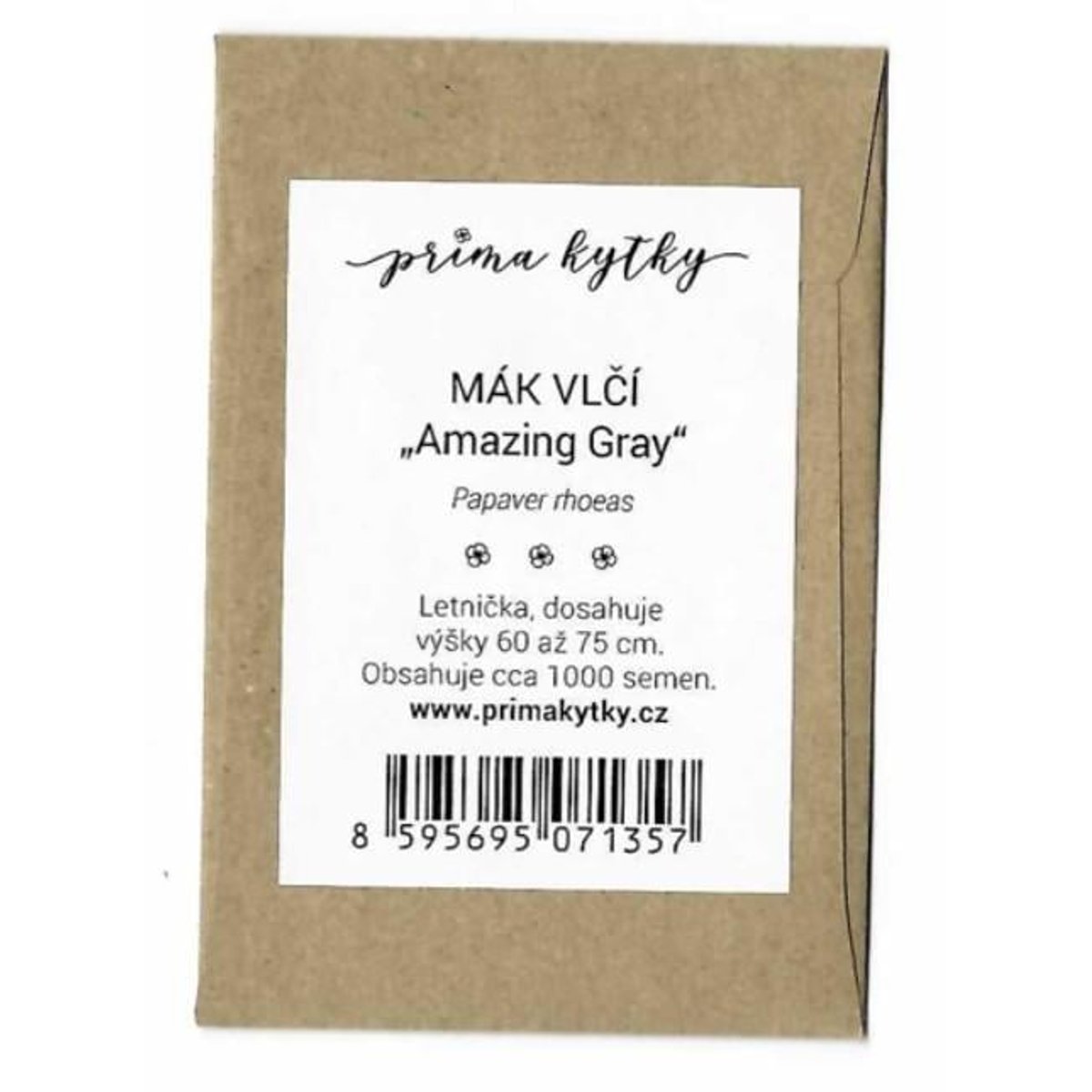 Prima kytky Vlčí mák "Amazing Gray"