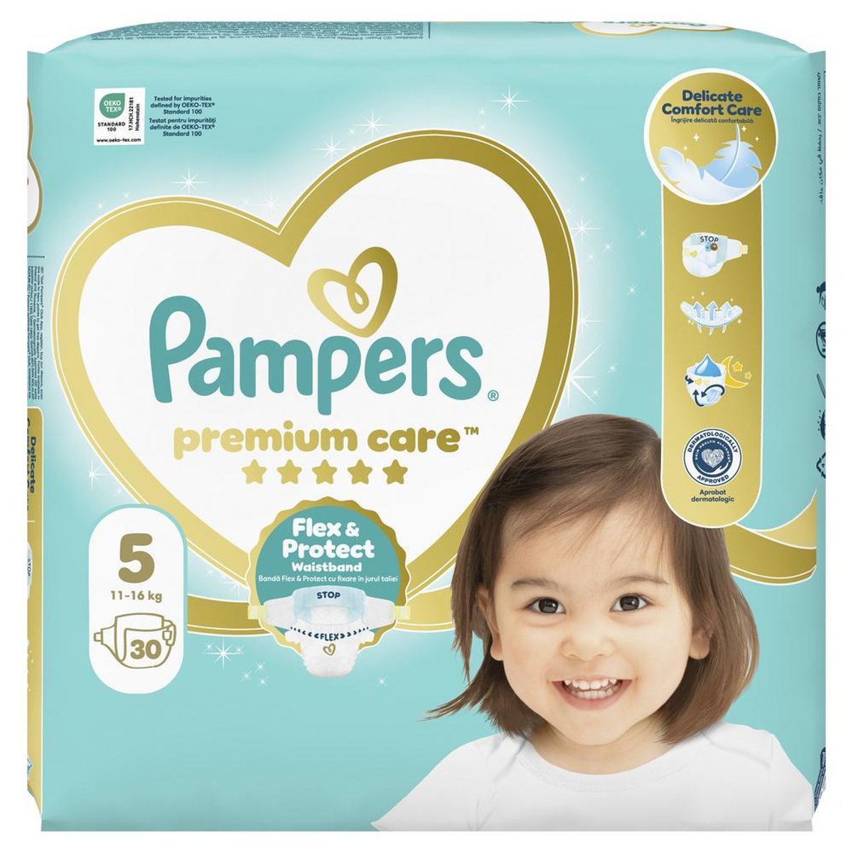 Pampers Premium Care jednorázové plenky 5 (11–16 kg)