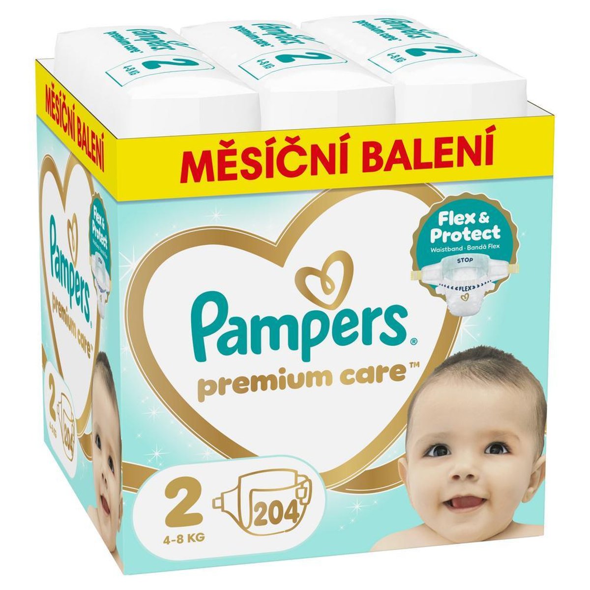 Pampers Premium Care jednorázové plenky 2 (4–8 kg)