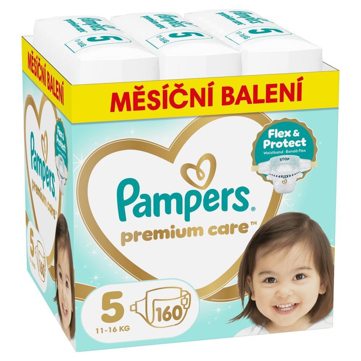Pampers Premium Care jednorázové plenky 5 (11–16 kg)