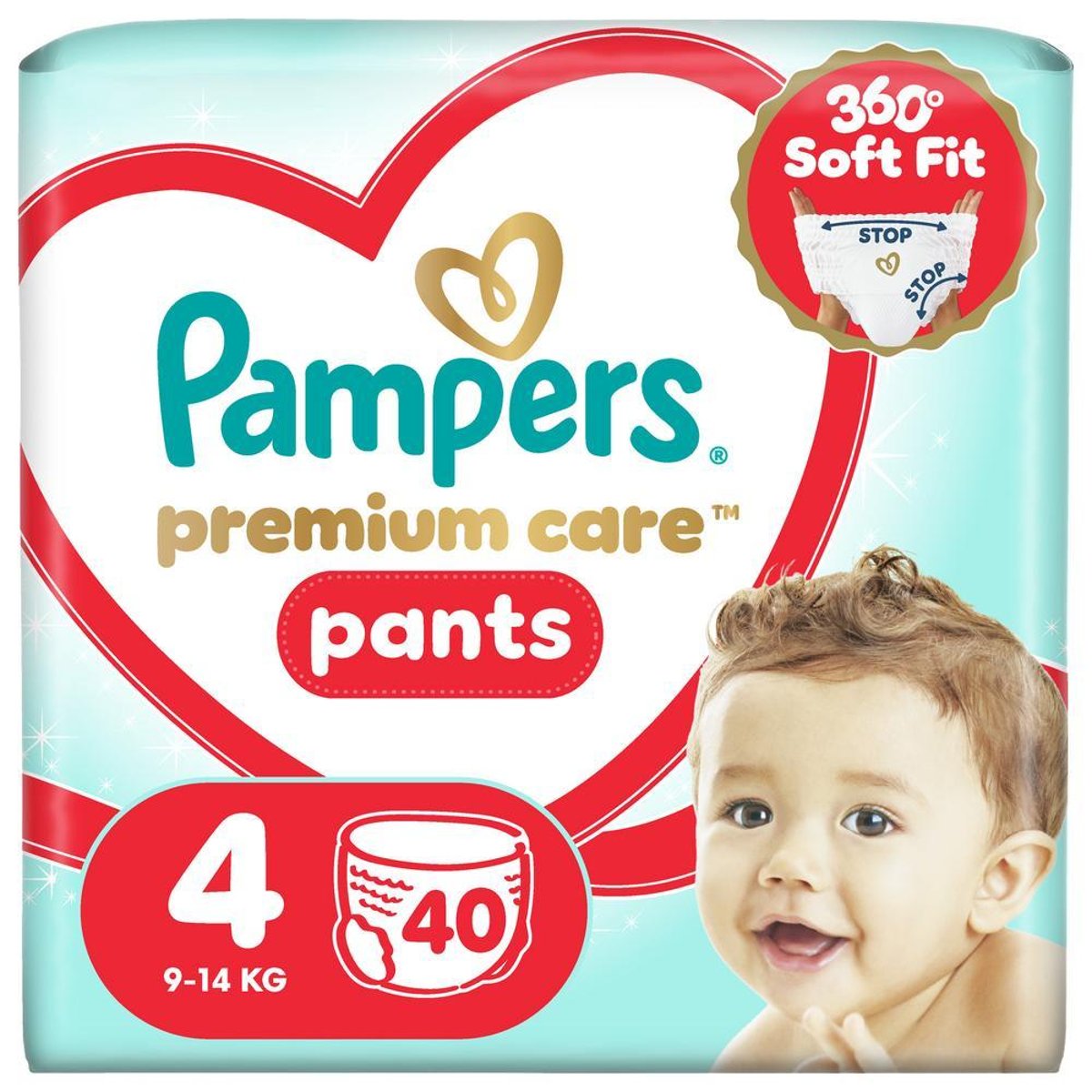 Pampers Pants Premium Care plenkové kalhotky 4 (9–14 kg)