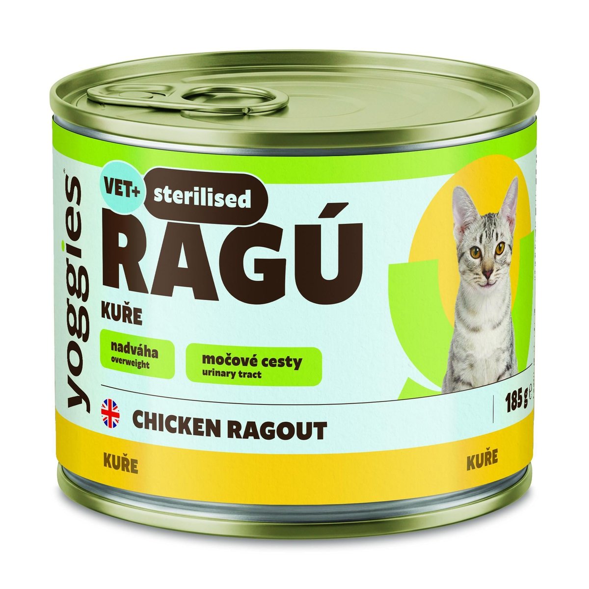 Yoggies Ragú pro kastrované kočky kuřecí monoprotein