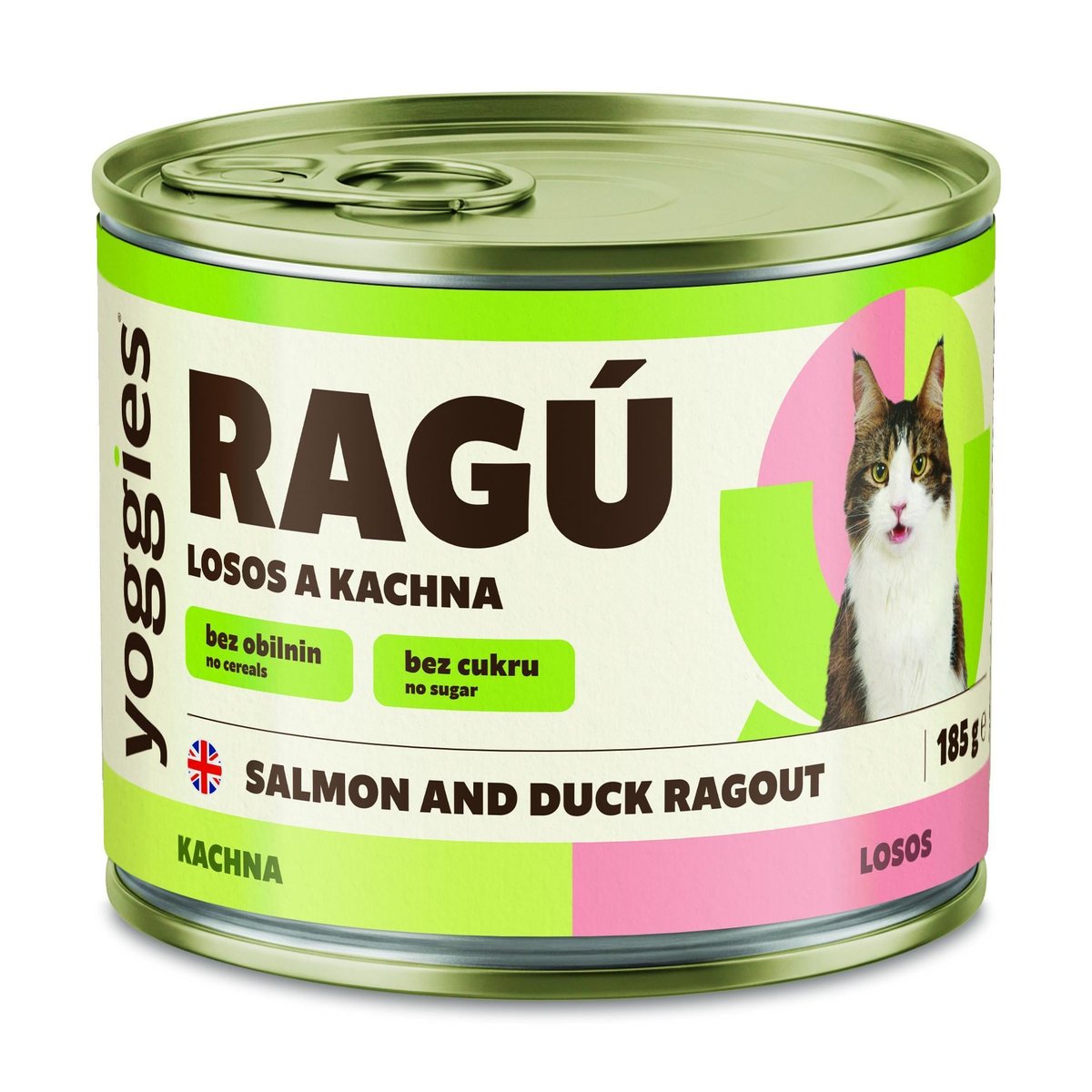 Yoggies Ragú pro kočky losos a kachna