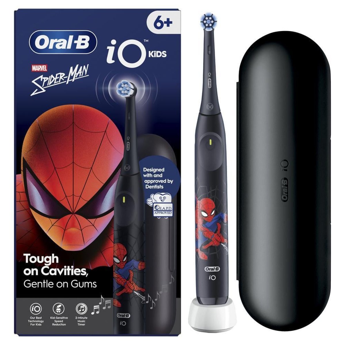 Oral-B iO Kids Marvel Spiderman elektrický zubní kartáček pro děti od 6 let