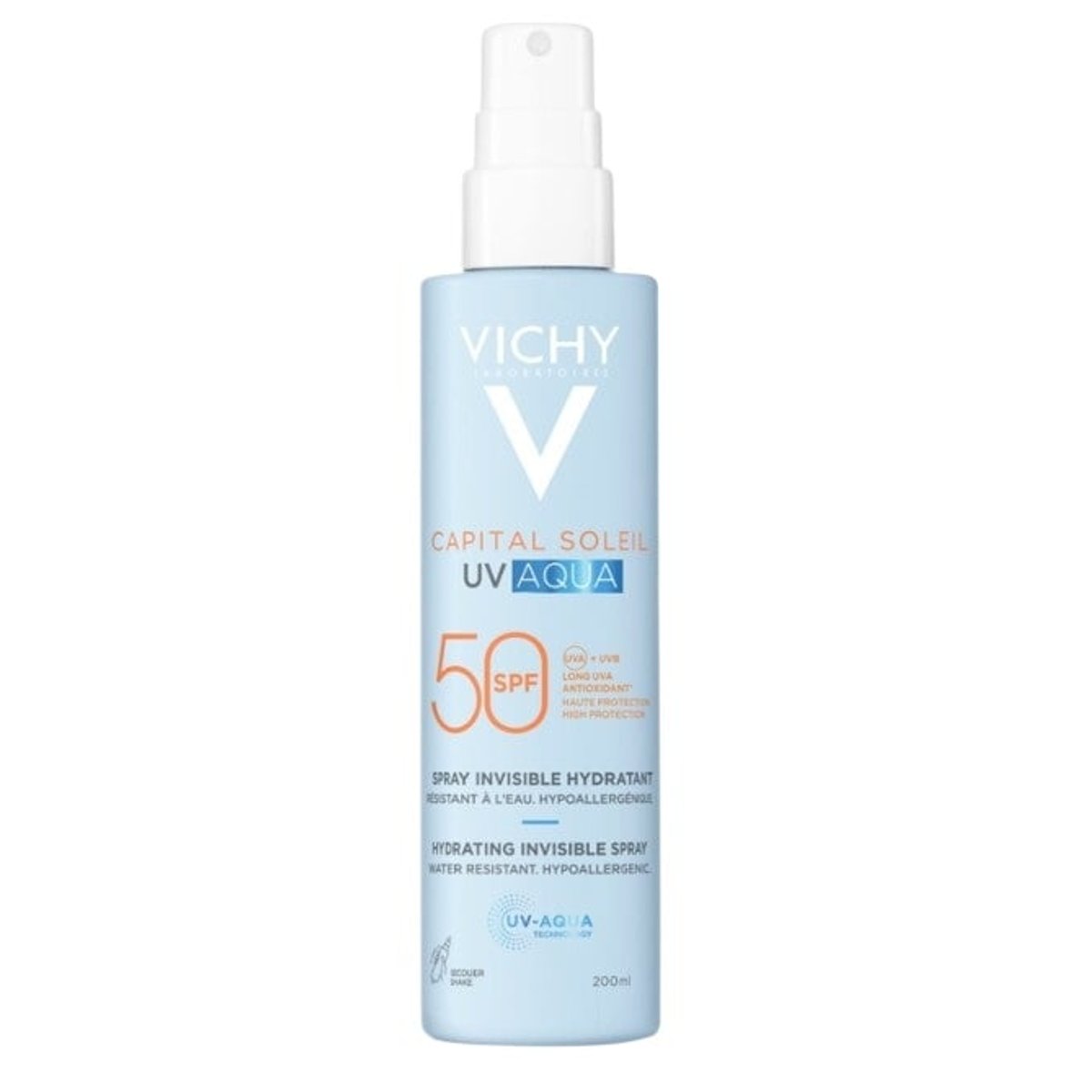 VICHY CAPITAL SOLEIL UV AQUA sprej SPF50 200ml