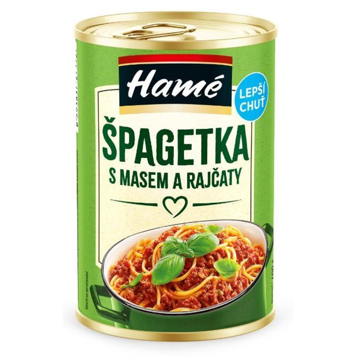 Hamé Špagetka s masem a rajčaty