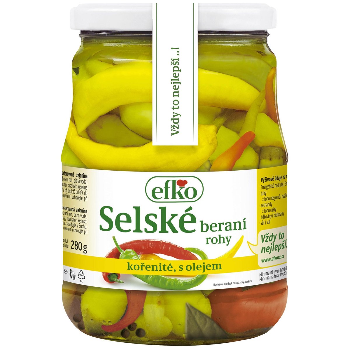 Efko Selské beraní rohy