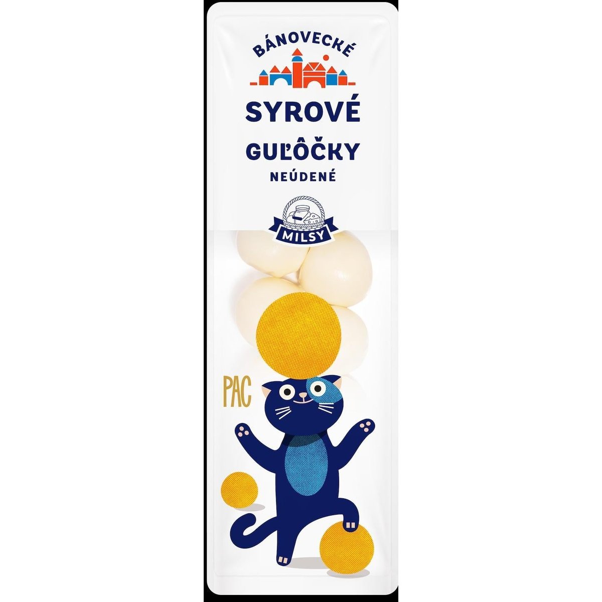 Milsy Pác Bánovecké sýrové kuličky neuzené