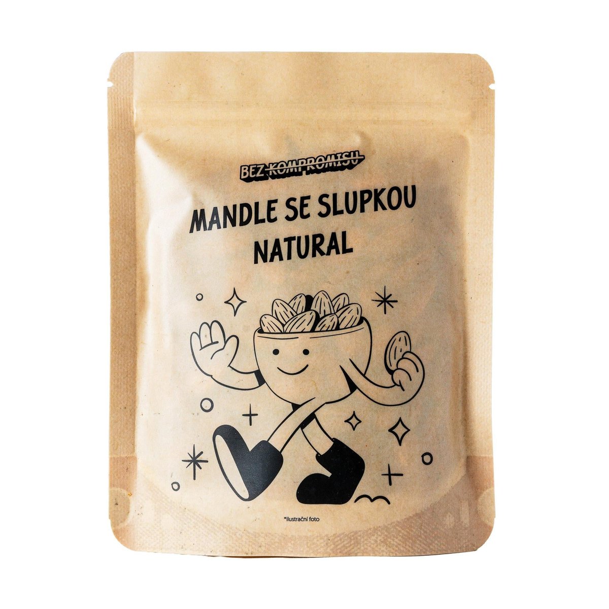 Rohlik.cz Mandle se slupkou natural