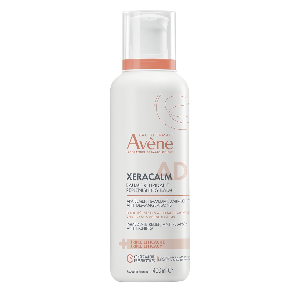 AVENE XeraCalm A.D. Relipidační balzám 400ml