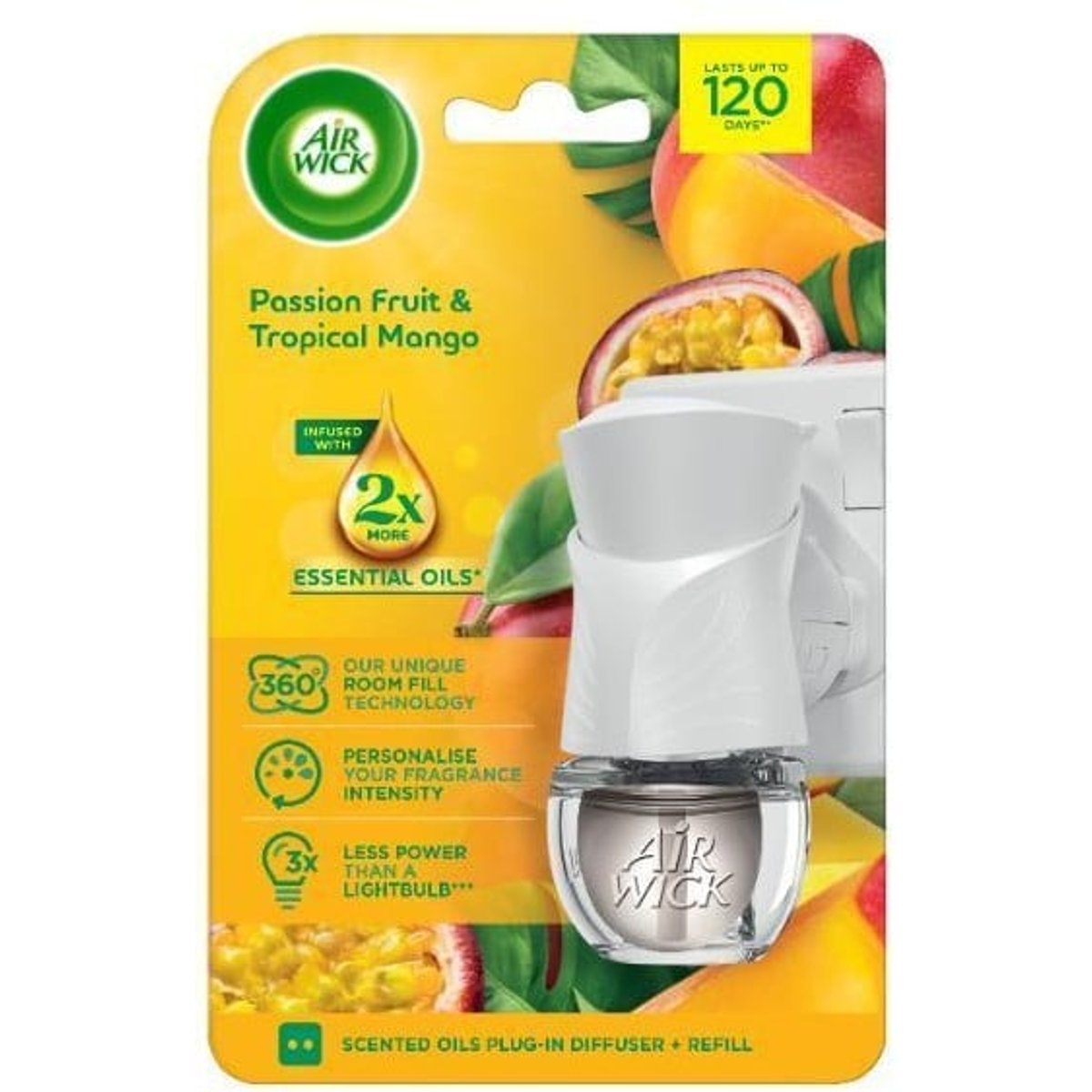 Air Wick Elektrický osvěžovač vzduchu strojek a náplň maracuja a tropické mango