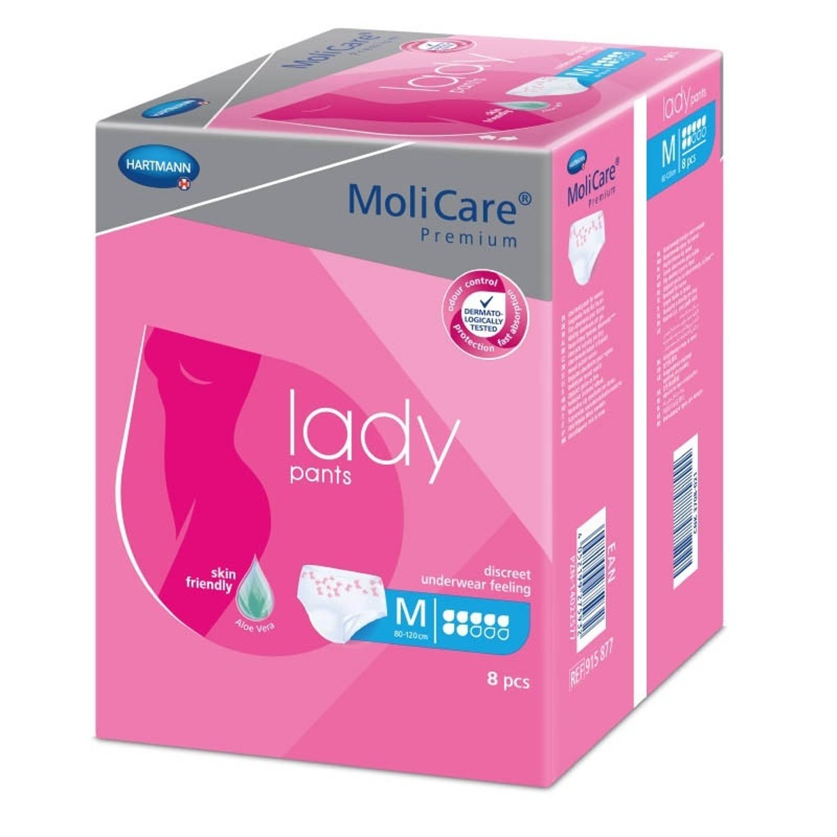 Levně KALHOTKY NAVLÉKACÍ MOLICARE LADY PANTS 7 KAPEK M BOKY 80-120CM,1372ML,8KS
