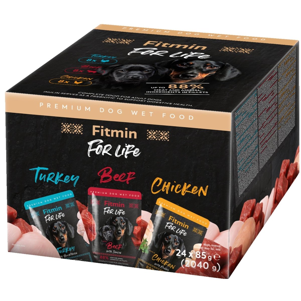 Fitmin For Life Dog kapsičky pro psy 24×85 g