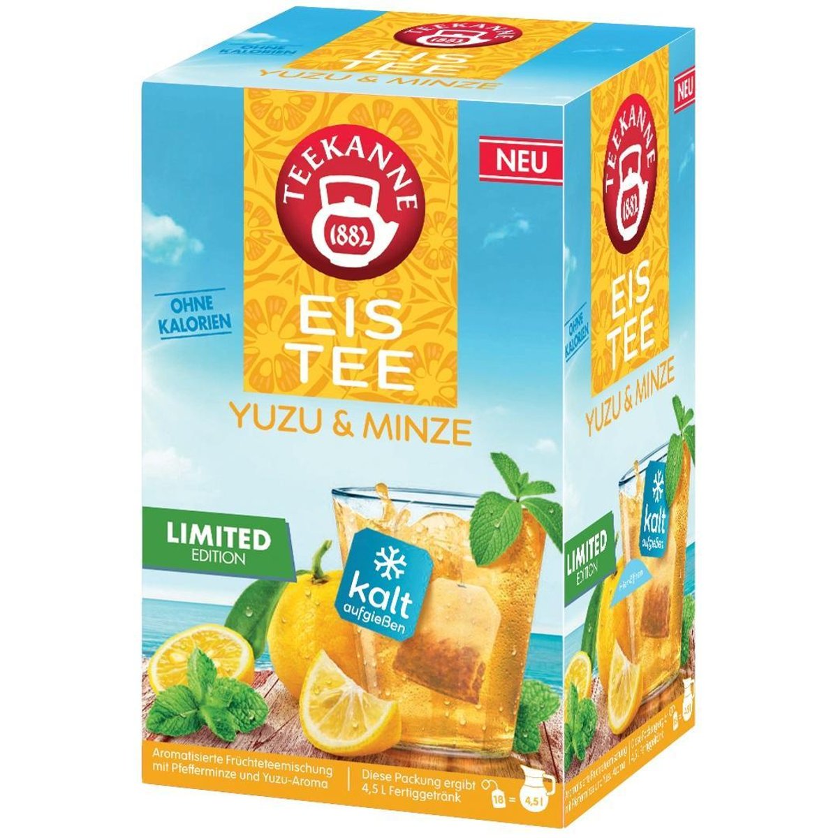 Teekanne Eistee Yuzu & Minze