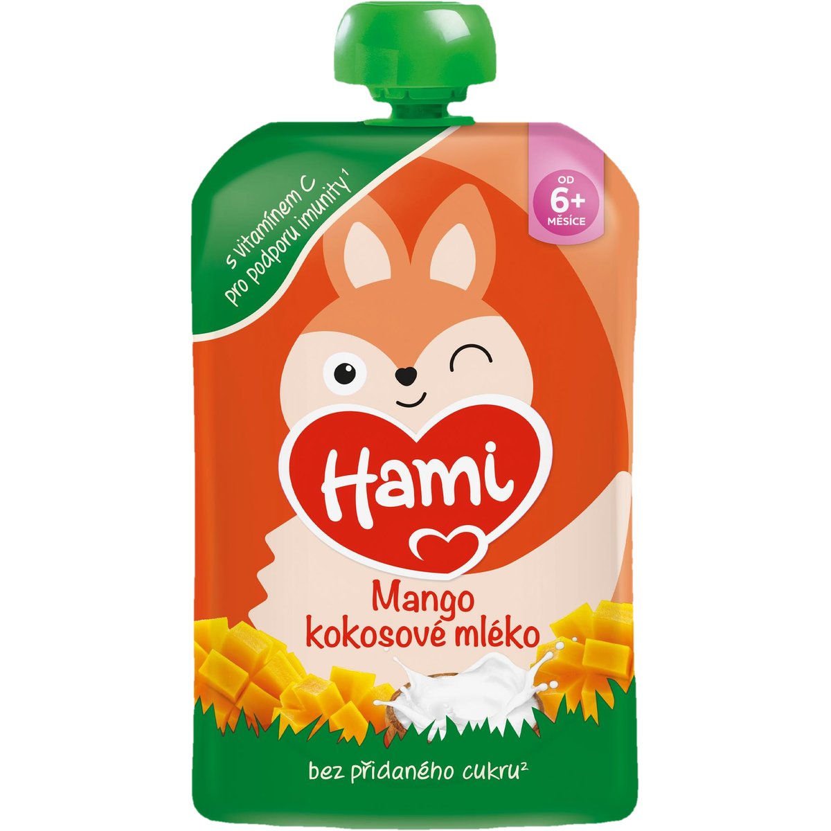 Hami Kapsička mango a kokosové mléko