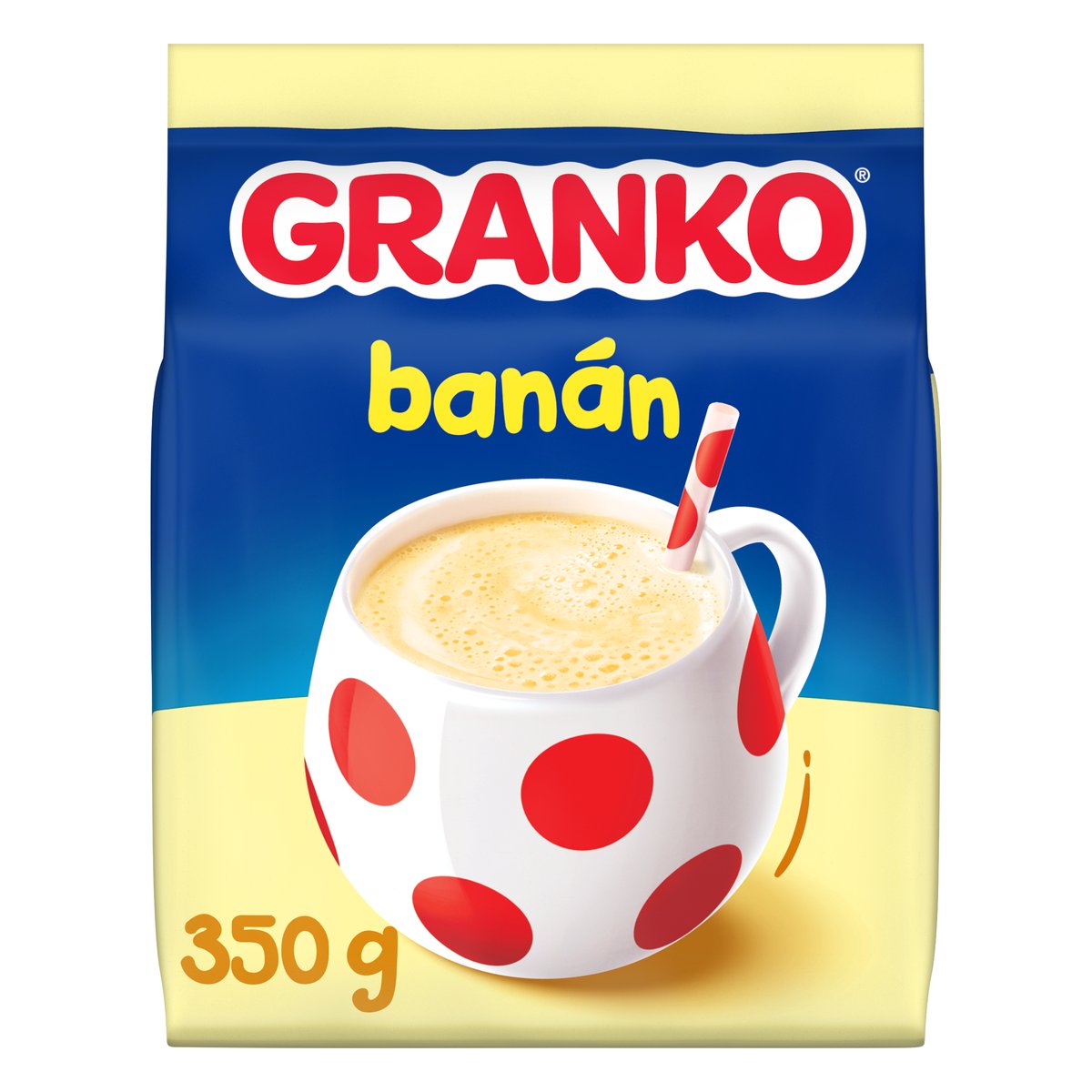 Granko Slazená rozpustná směs pro přípravu nápoje s příchutí banánu