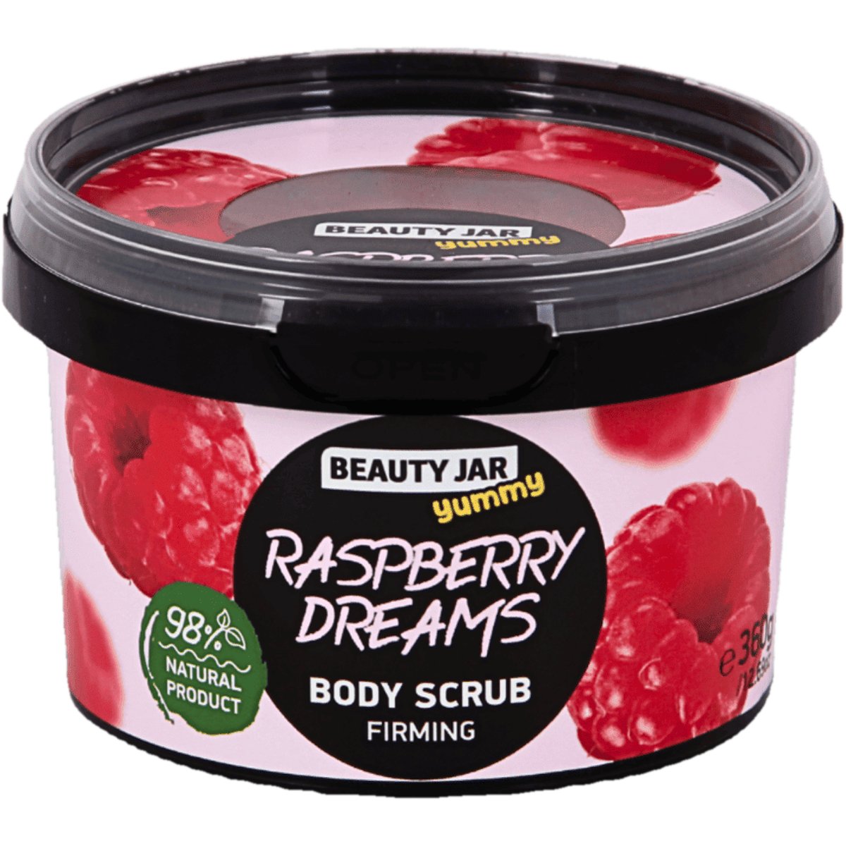 Beauty Jar Raspberry Dreams tělový peeling