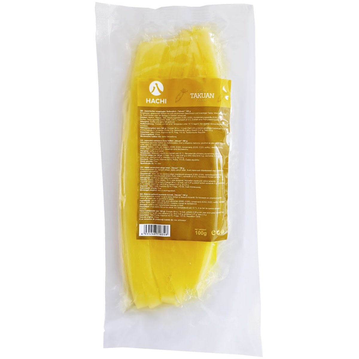 Hachi Takuan Japonská nakládaná žlutá ředkev