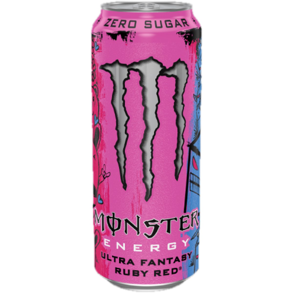 Monster Energy Ultra Fantasy Ruby Red Zero Sugar plech