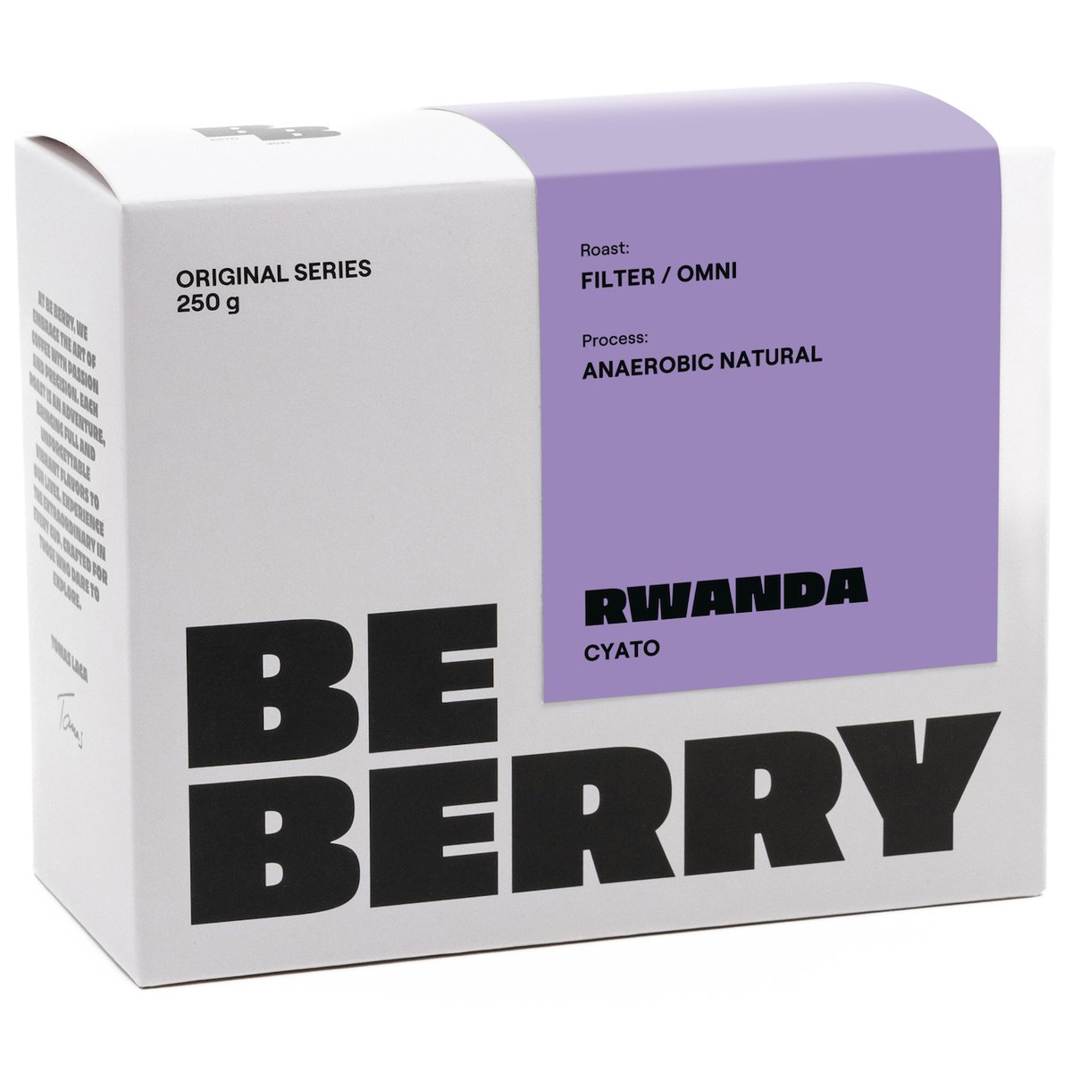 BeBerry Coffee Rwanda Cyato filtr/espresso zrnková káva