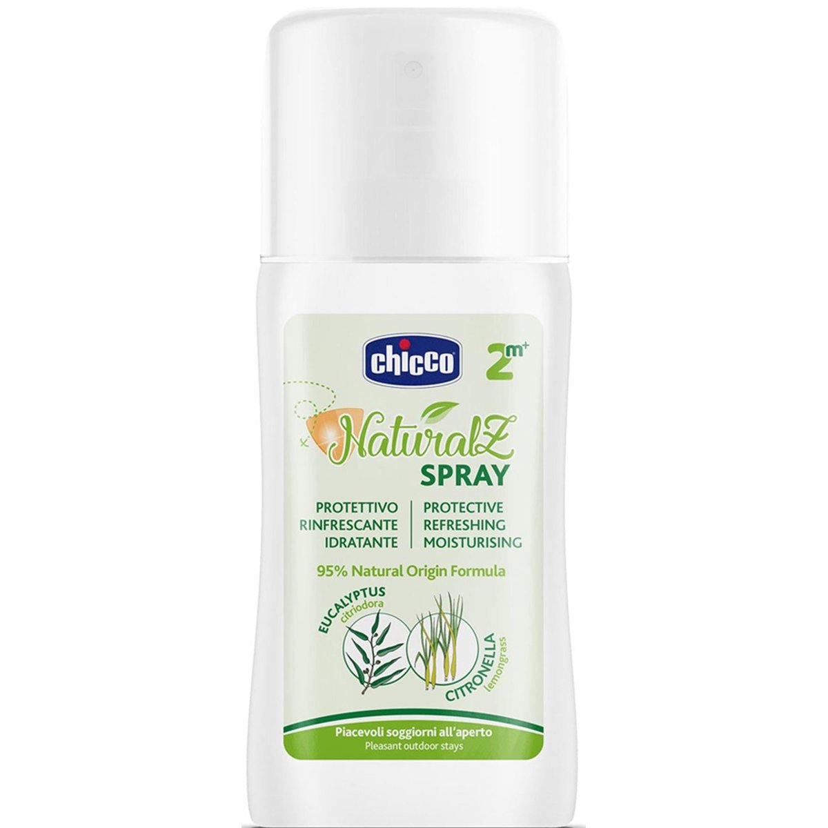 Chicco Ochranný a osvěžující sprej proti komárům 2m+