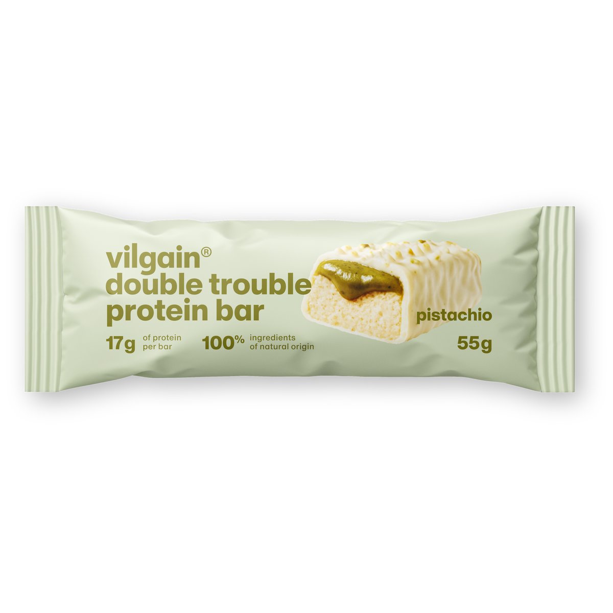 Vilgain Double Trouble Protein Bar pistácie