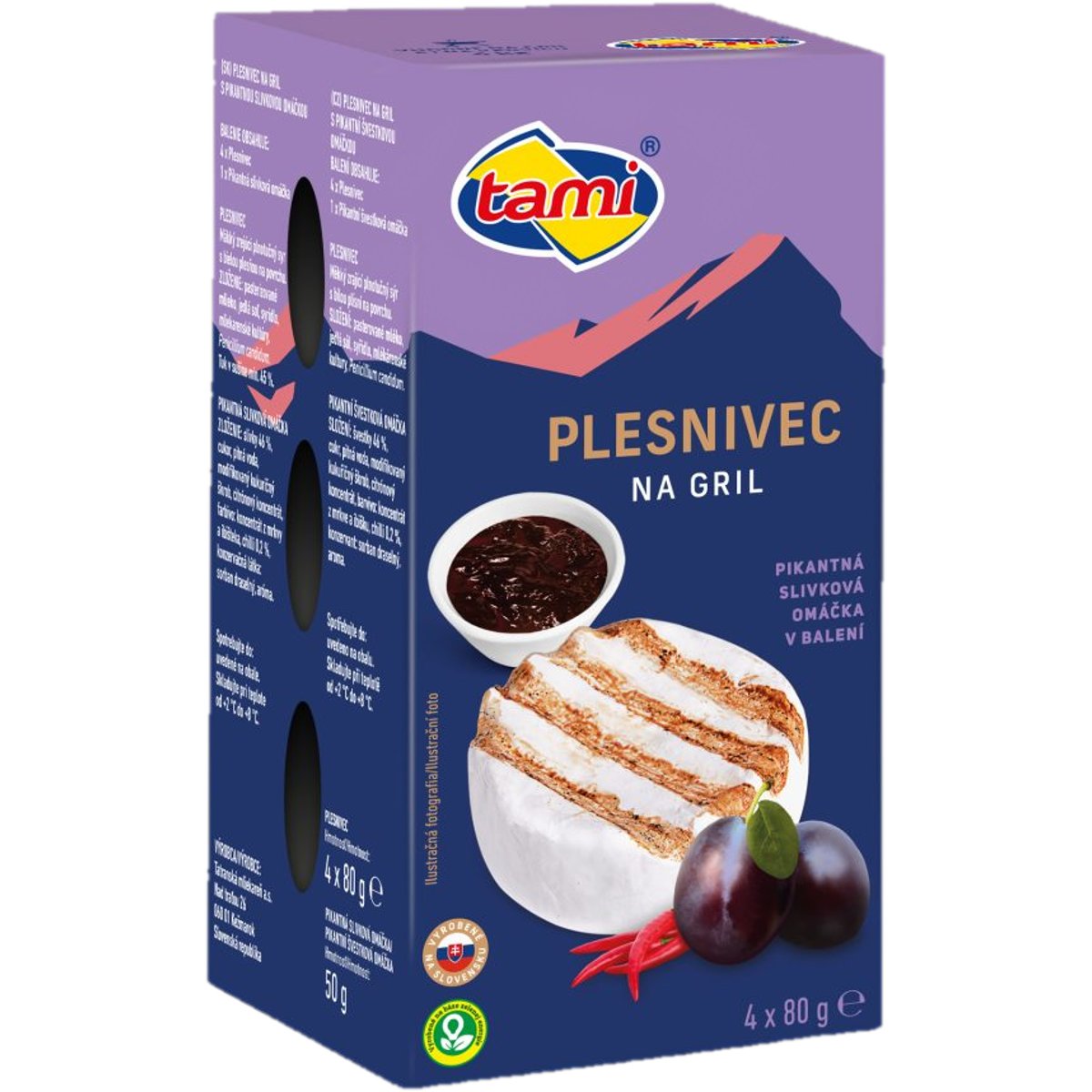 Tami Plesnivec na gril pikantní švestka (4×80 g)