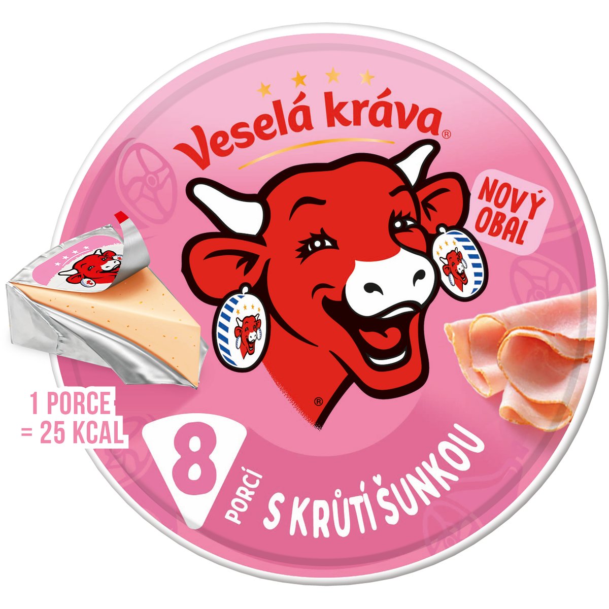 Veselá kráva S krůtí šunkou