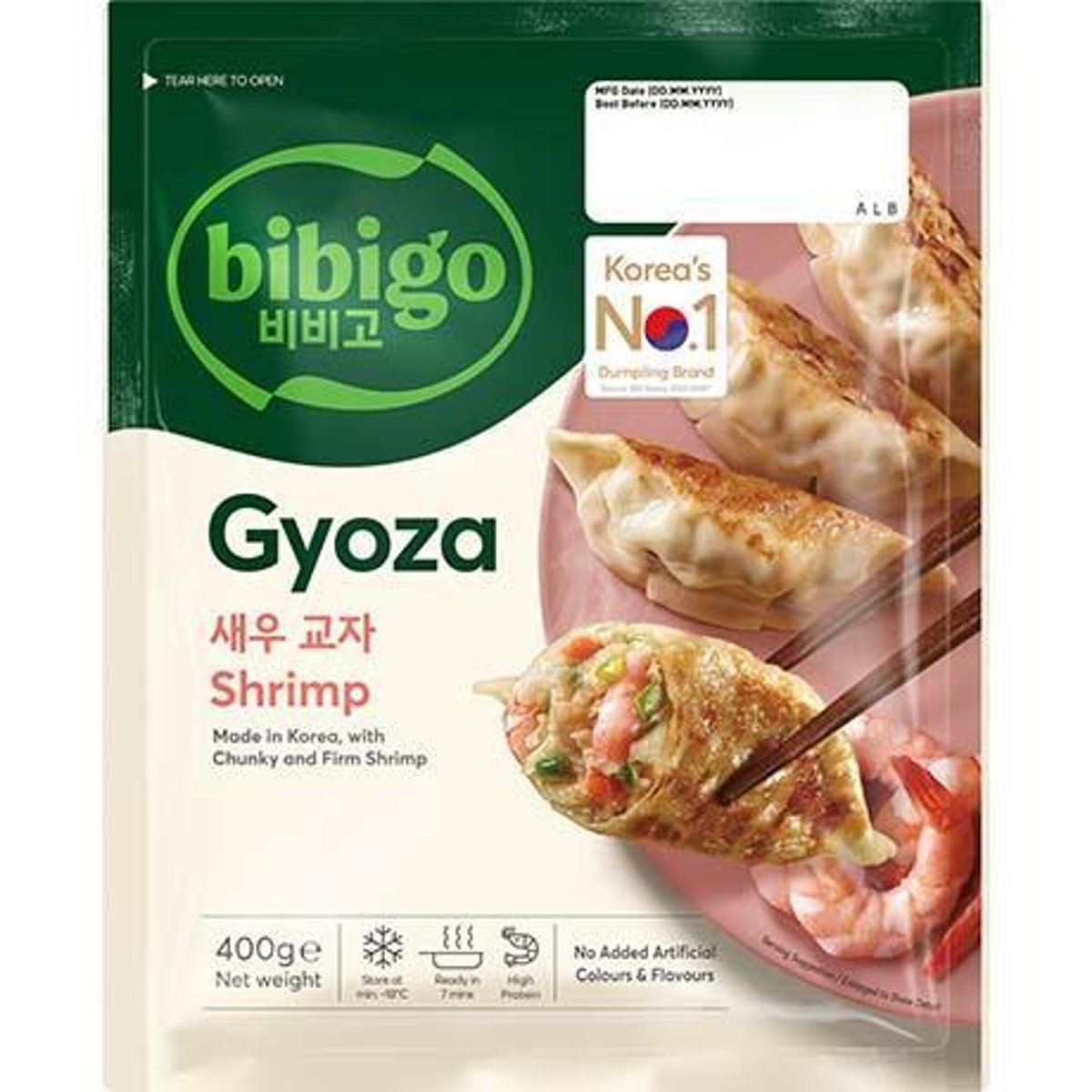 Bibigo Gyoza Krevety a zelenina