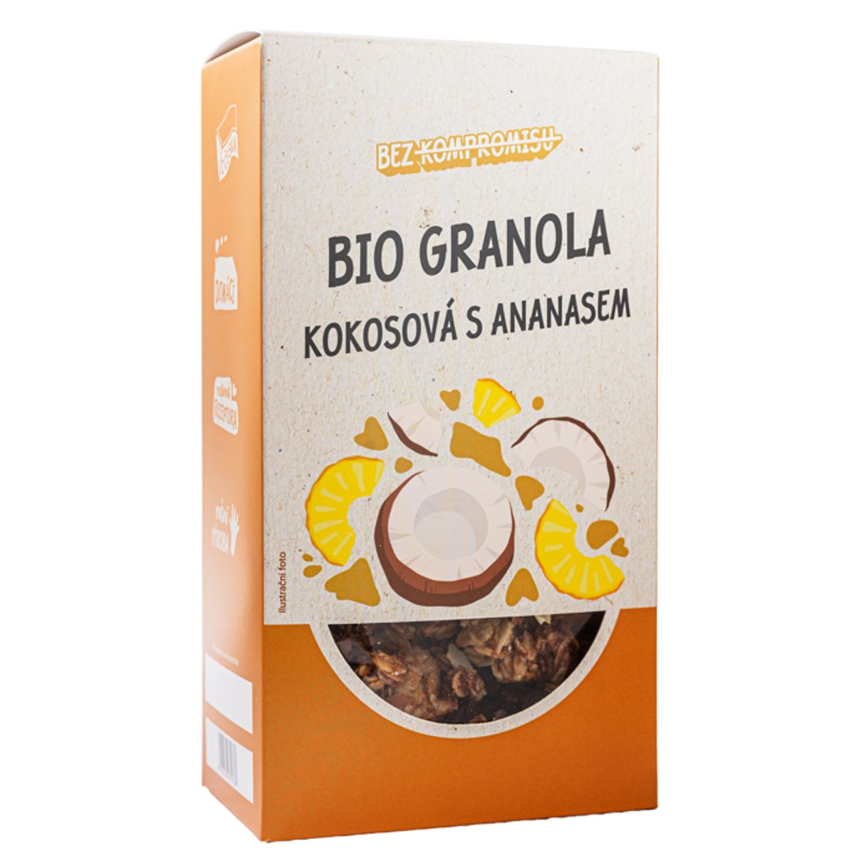 Rohlik.cz BIO Granola kokosová s ananasem