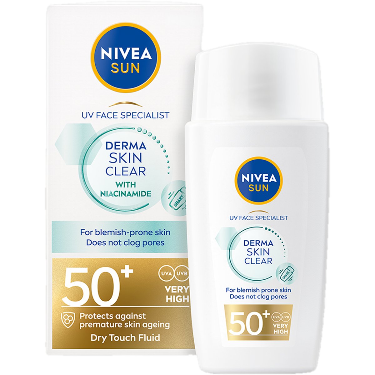 Nivea Sun Derma Skin pleťový krém SPF 50+