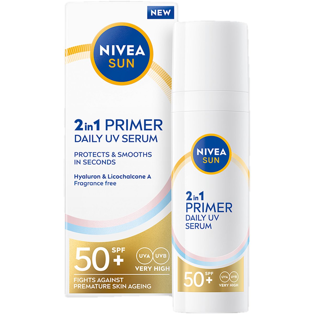 Nivea Sun Pleťové sérum Primer 2v1 SPF 50+
