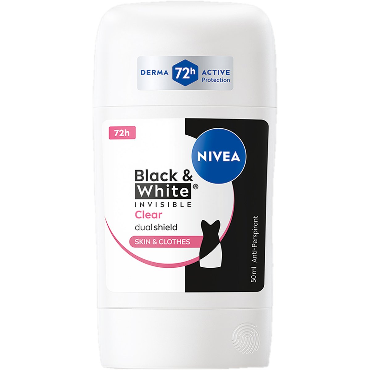 Nivea Black & White Invisible Clear tuhý antiperspirant