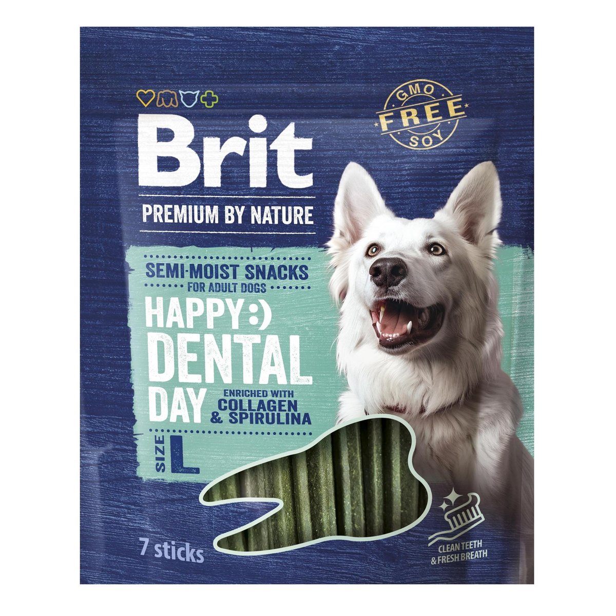 Brit Premium by Nature dentální pamlsek pro psy L