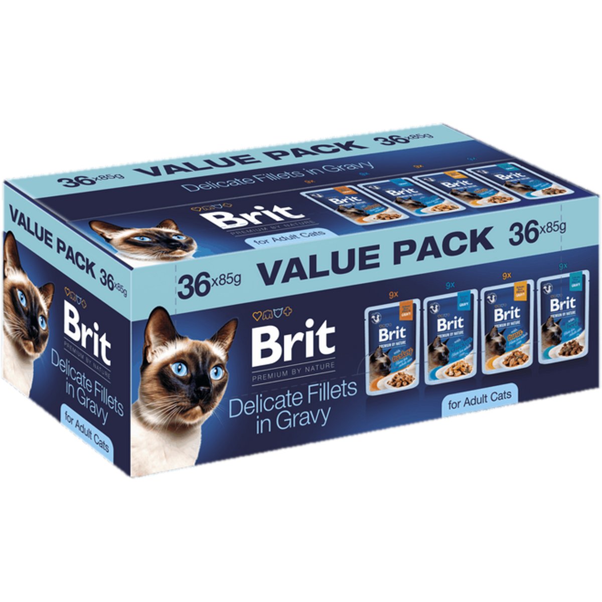 Brit Premium by Nature kapsičky pro kočky 36×85 g