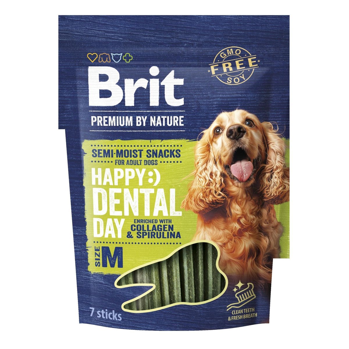 Brit Premium by Nature dentální pamlsek pro psy M