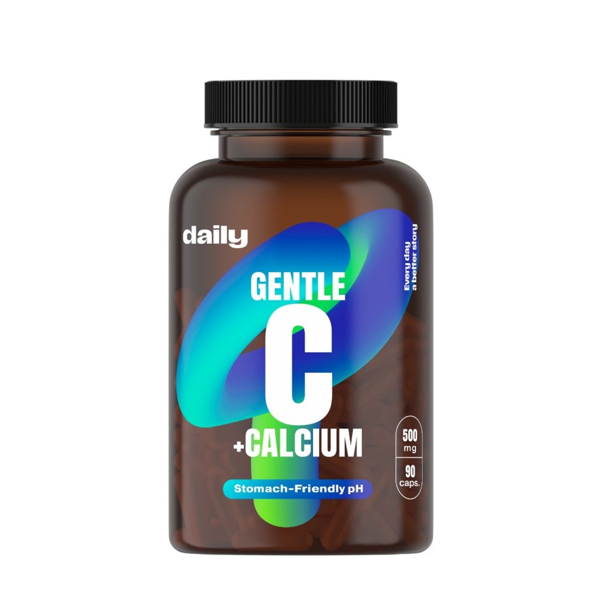 Daily Gentle C+Calcium cps.90