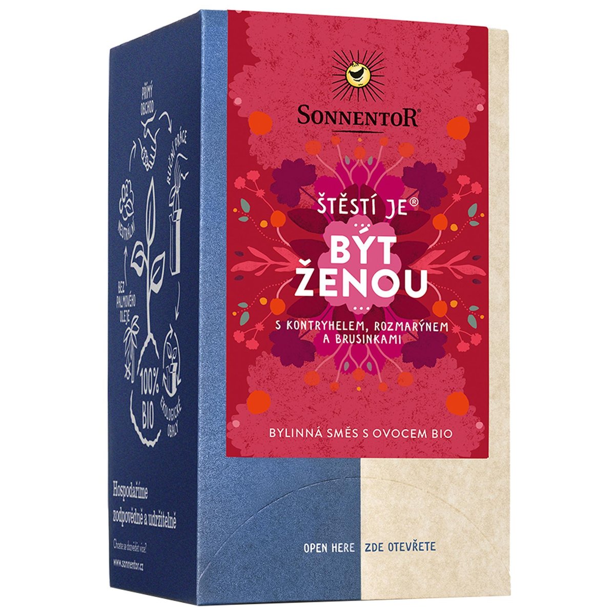 Sonnentor BIO Bylinná směs Štěstí je být ženou