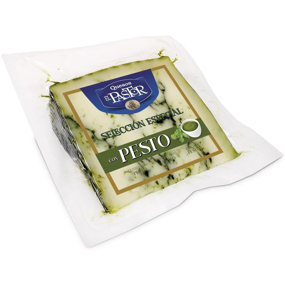 El Pastor Sýr se zeleným pestem