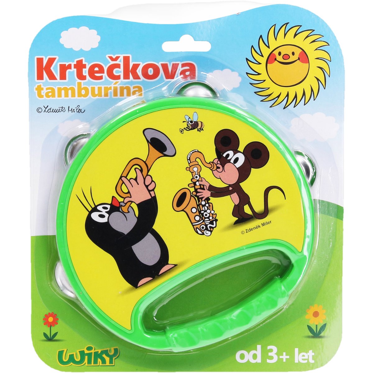 Wiky Dětská tamburína Krtek