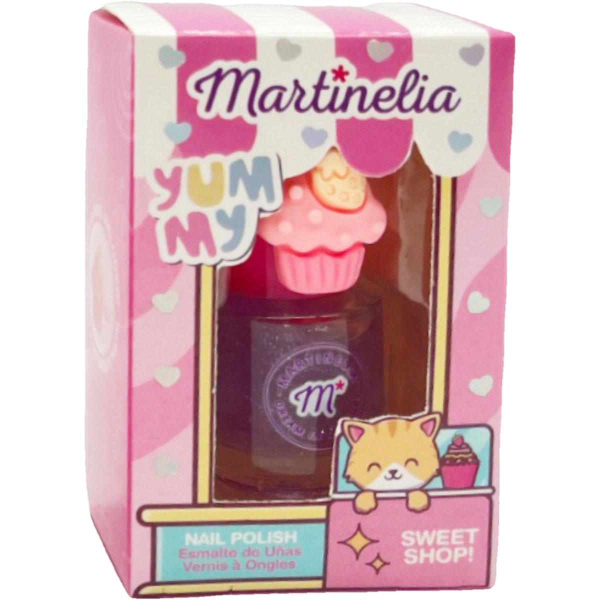 Martinelia Yummy lak na nehty s prstýnkem