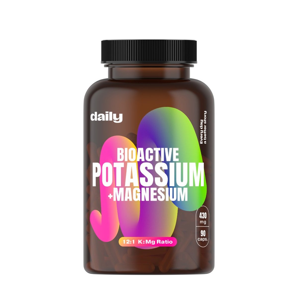 Daily Bioactive Potassium+Magnesium cps.90