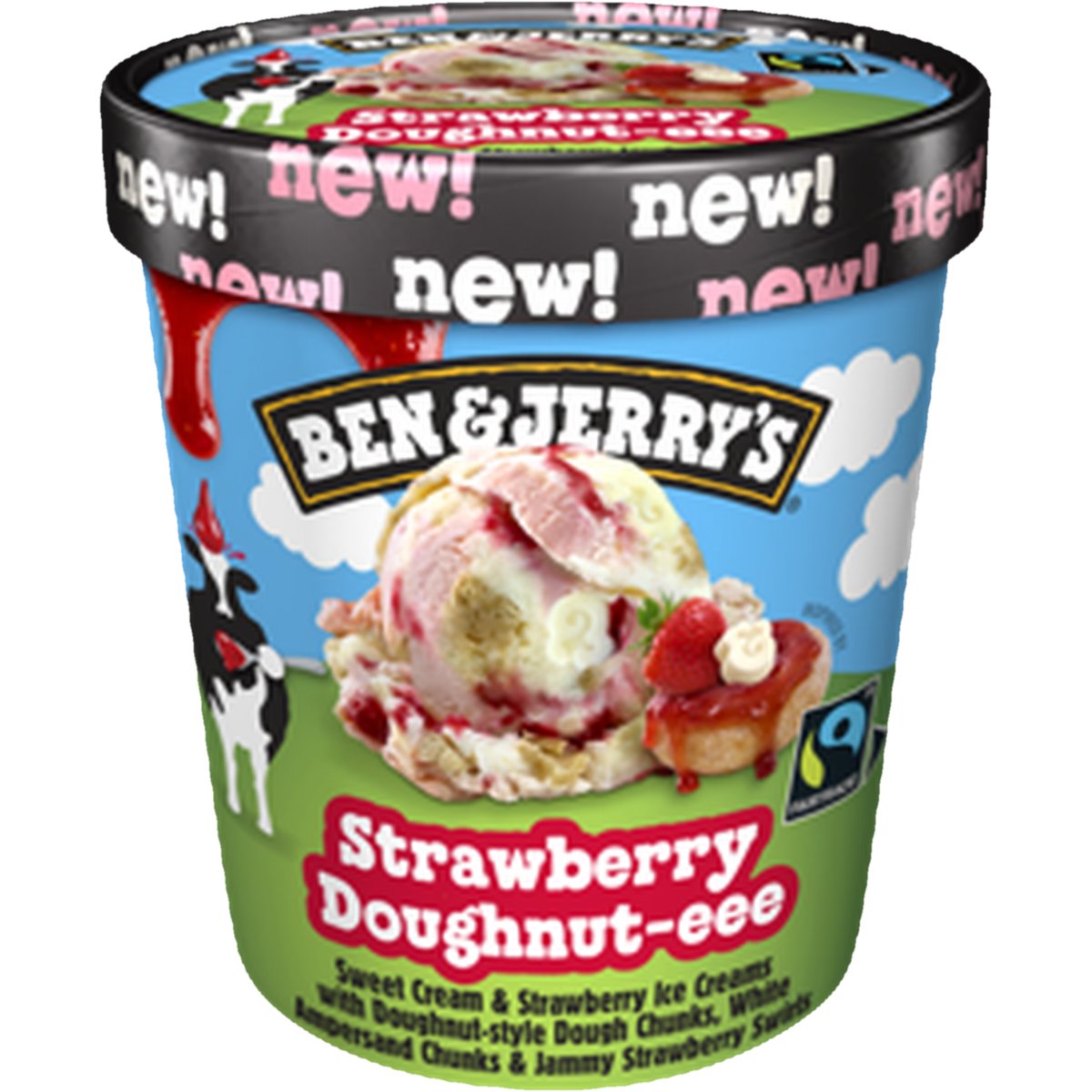 Ben & Jerry's Strawberry Doughnut–eee