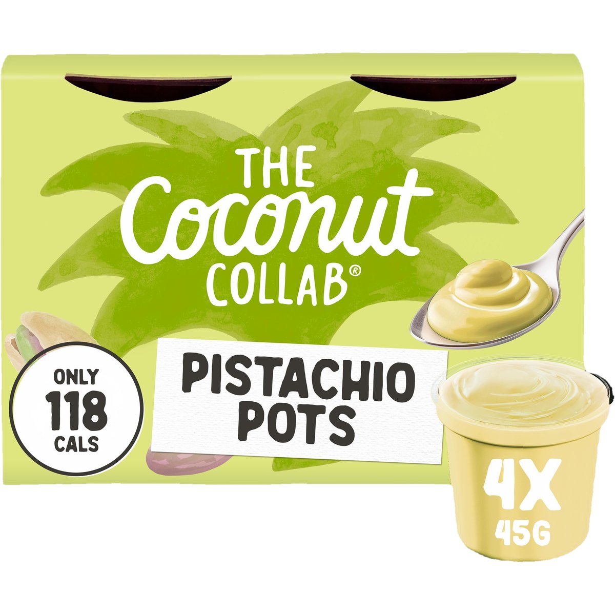 Coconut Collab Pistachio Pots pistáciové kokosové kelímky